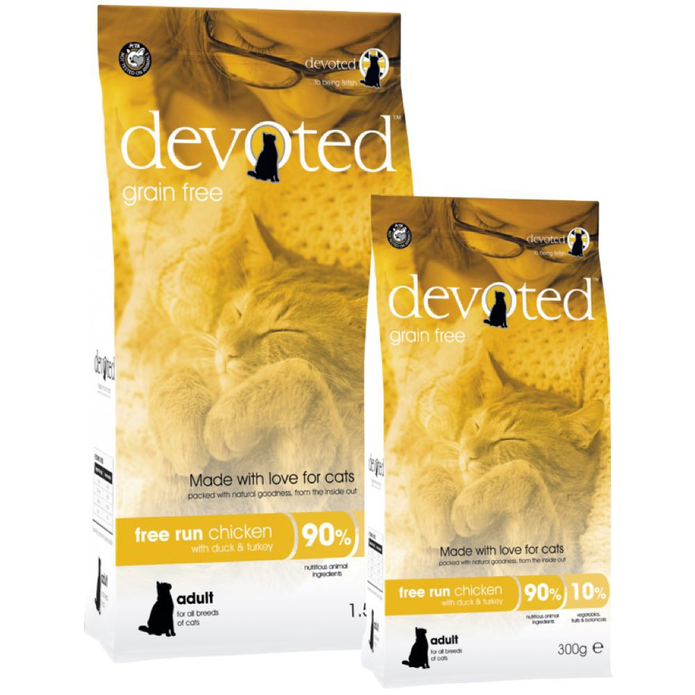 Devoted Free Run Chicken With Duck & Turkey Grain Free Dry Cat Food - Kohepets
