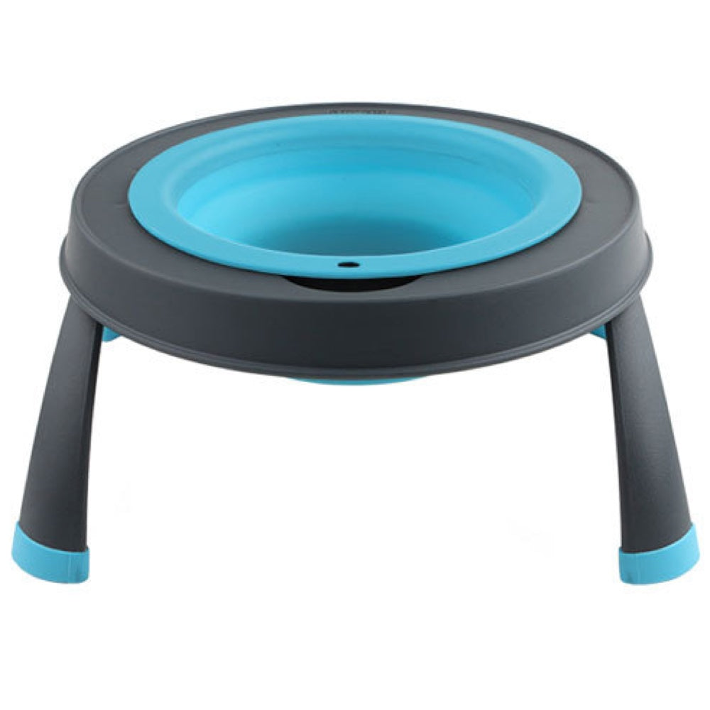 10% OFF: Dexas Single Elevated Collapsible Pet Bowl- Large - Kohepets