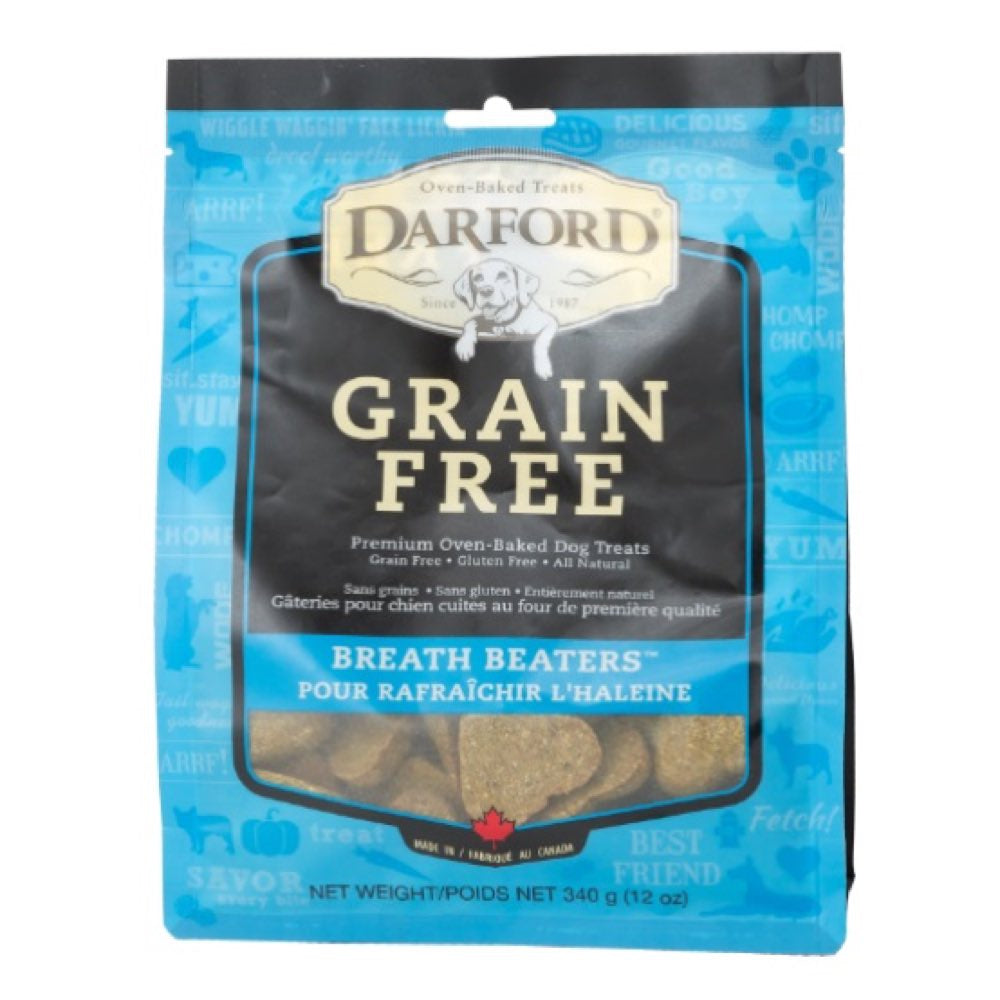 Darford Grain Free Breath Beaters Dog Treats 340g - Kohepets