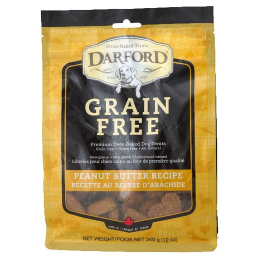 Darford Grain Free Peanut Butter Recipe Dog Treats 340g - Kohepets