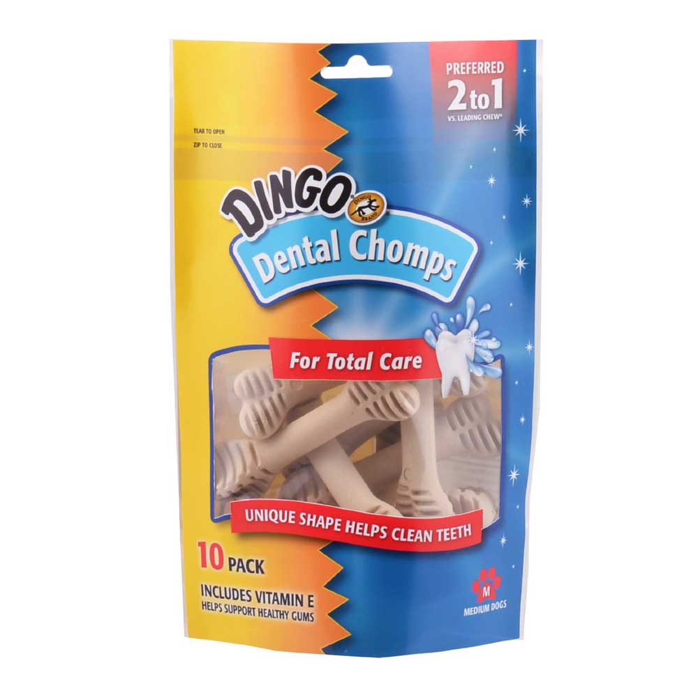 Dingo Dental Chomps 10ct - Kohepets