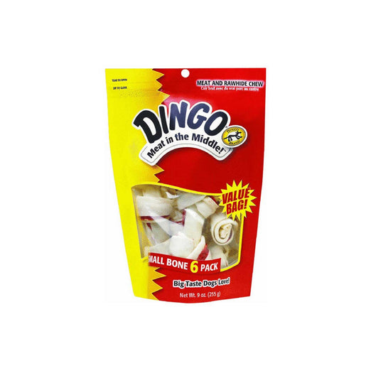 Dingo Mini Knotted Bones Rawhide Chews, 21-count - Kohepets