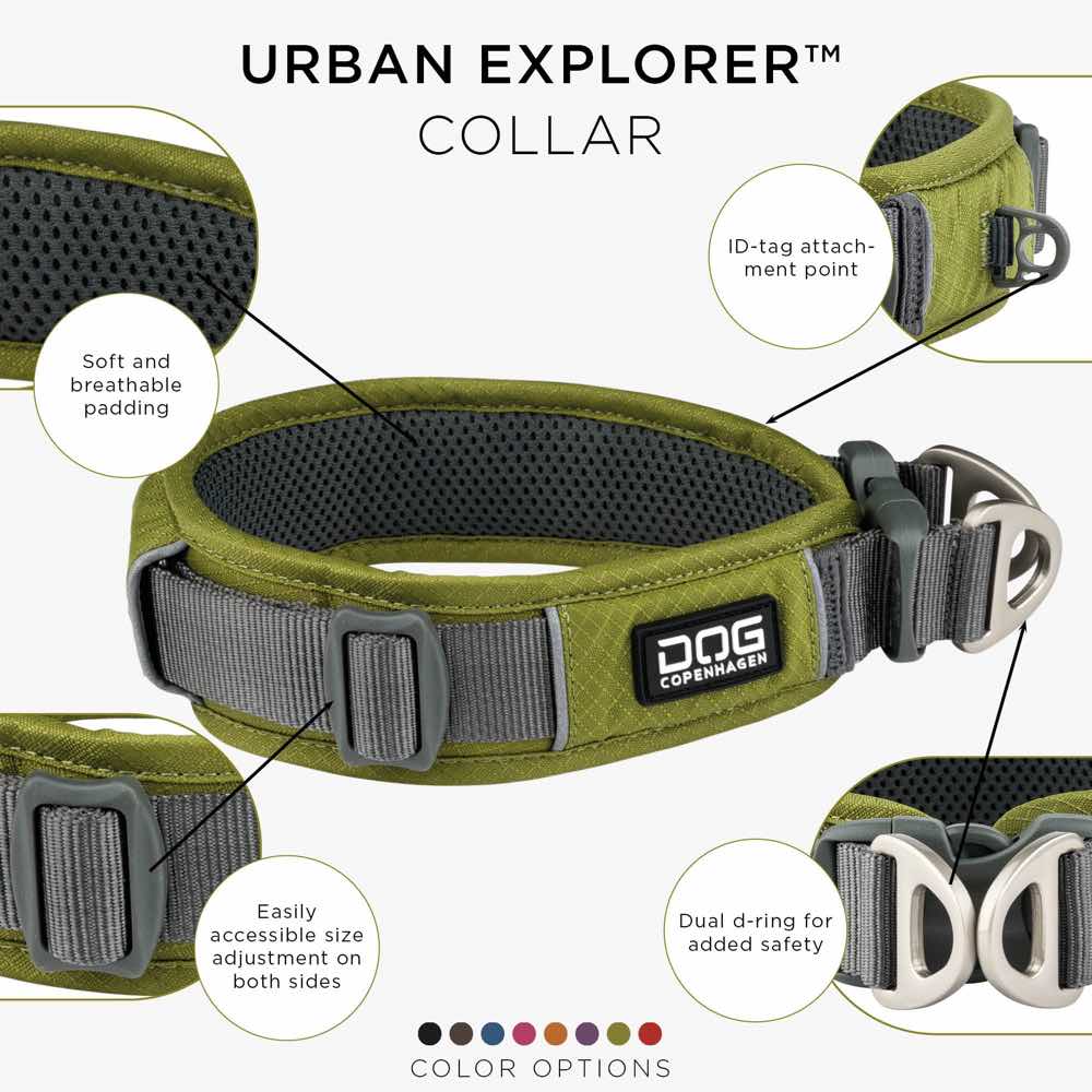 DOG Copenhagen Urban Explorer Dog Collar (Hunting Green)