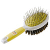 DoggyMan Honey Smile Double Sided Pin & Bristle Brush For Cats & Dogs