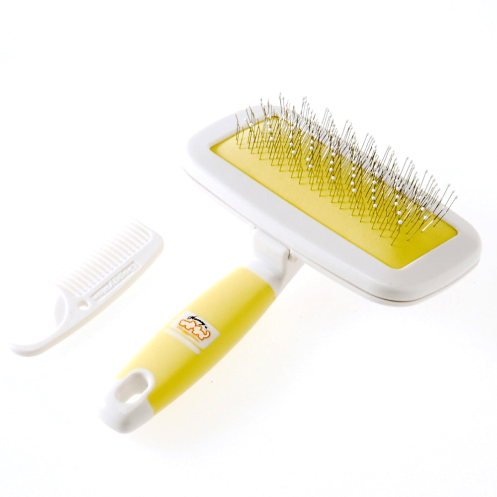 DoggyMan Honey Smile Square Slicker Brush - Small - Kohepets