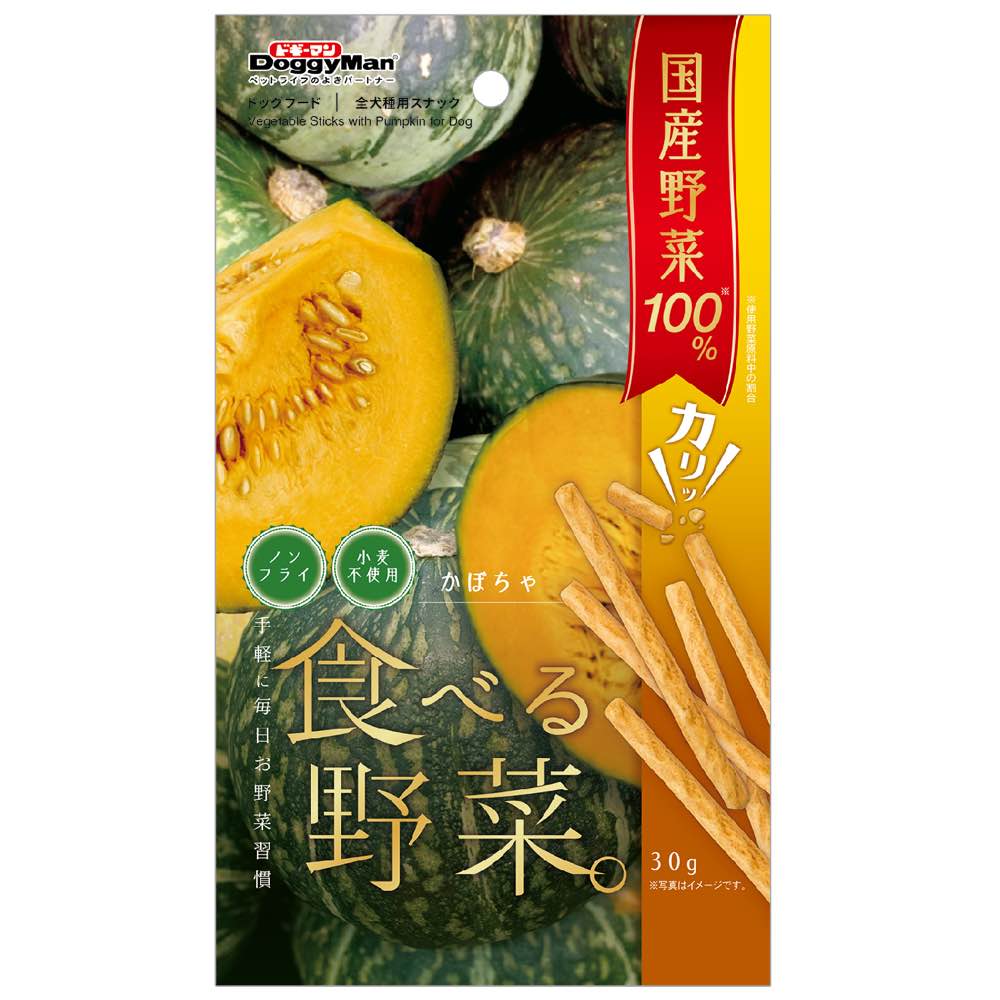 DoggyMan Vegetable Sticks With Pumpkin Dog Treats 30g - Kohepets