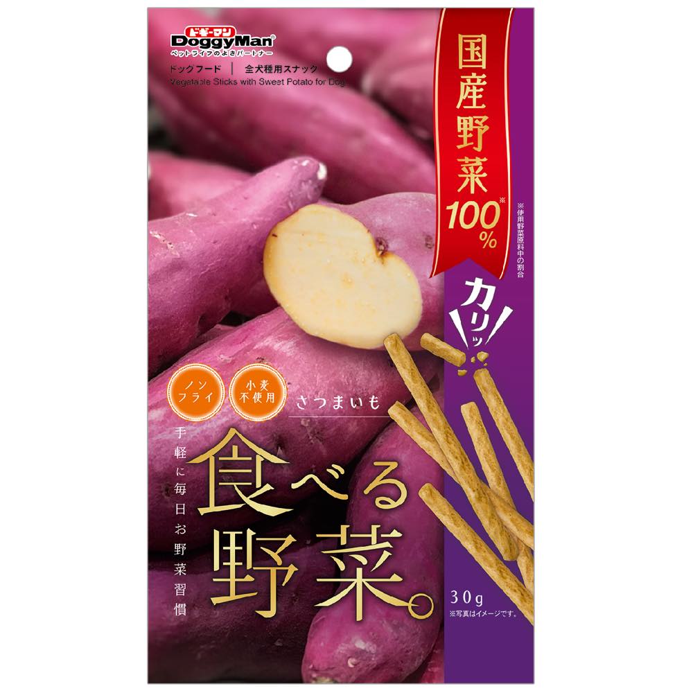 DoggyMan Vegetable Sticks With Sweet Potato Dog Treats 30g - Kohepets