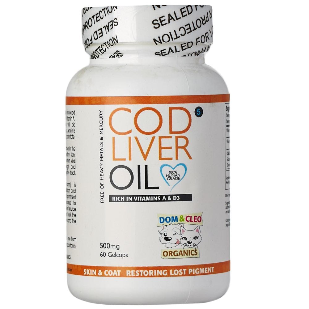 Dom & Cleo Cod Liver Oil 60 Cap | Kohepets