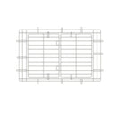 Marukan Roof Fence For Dog Friend Room Cage