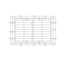 Marukan Roof Fence For Dog Friend Room Cage