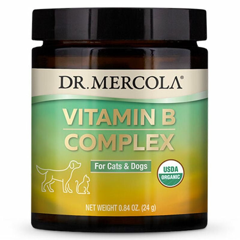 Dr. Mercola Vitamin B Complex for Cats & Dogs Pet Supplement 24g - Kohepets