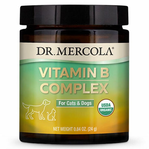 Dr. Mercola Vitamin B Complex for Cats & Dogs Pet Supplement 24g - Kohepets