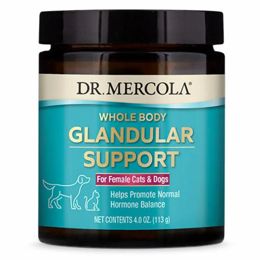 Dr. Mercola Healthy Pets Whole Body Glandular Support Supplement For Female Dogs 4oz - Kohepets