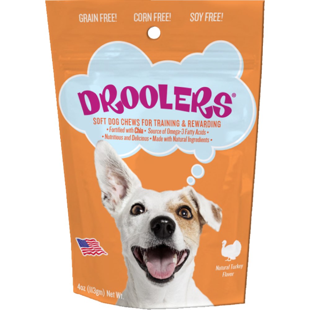 Droolers Turkey Recipe Grain-Free Soft Dog Treats 113g - Kohepets