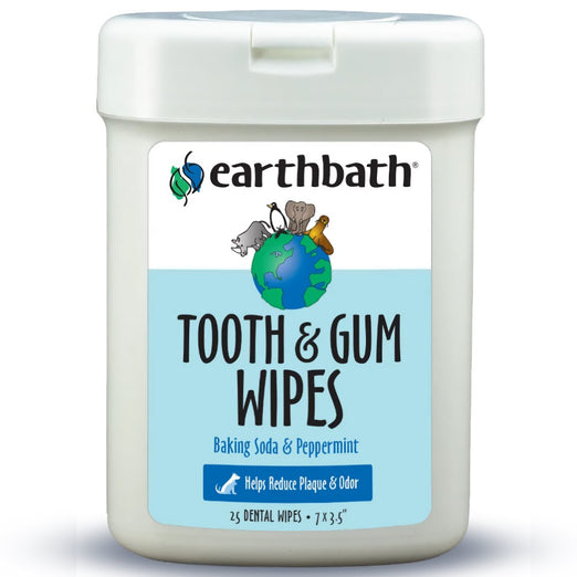 20% OFF: EarthBath Tooth & Gum Dental Wipes 25ct