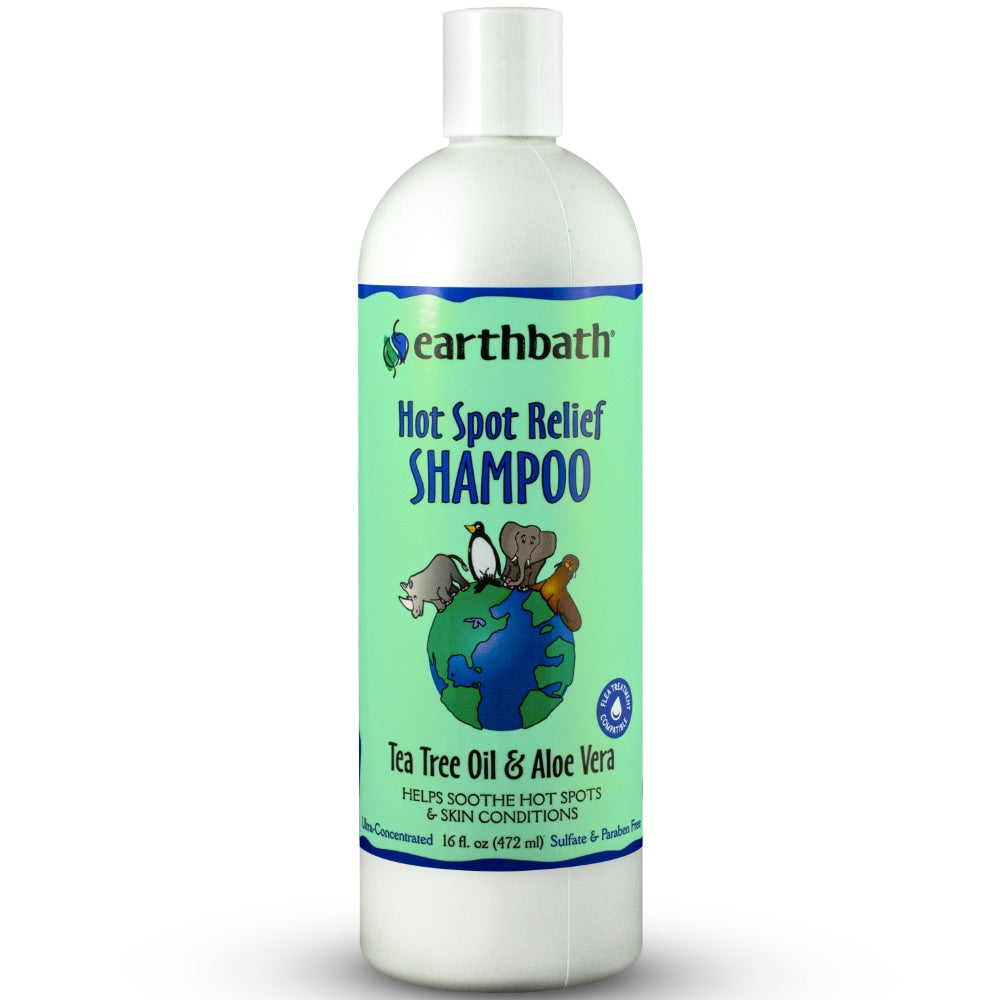 Earthbath Hot Spot Relief (Tea Tree Oil & Aloe Vera) Shampoo 16oz