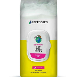 20% OFF: Earthbath Hypo-Allergenic Cat Wipes 100ct - Kohepets