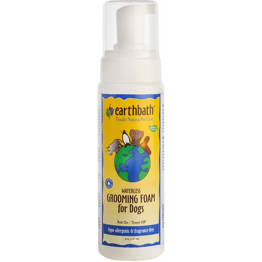 Earthbath Hypo-Allergenic Waterless Grooming Foam For Dogs 8oz - Kohepets
