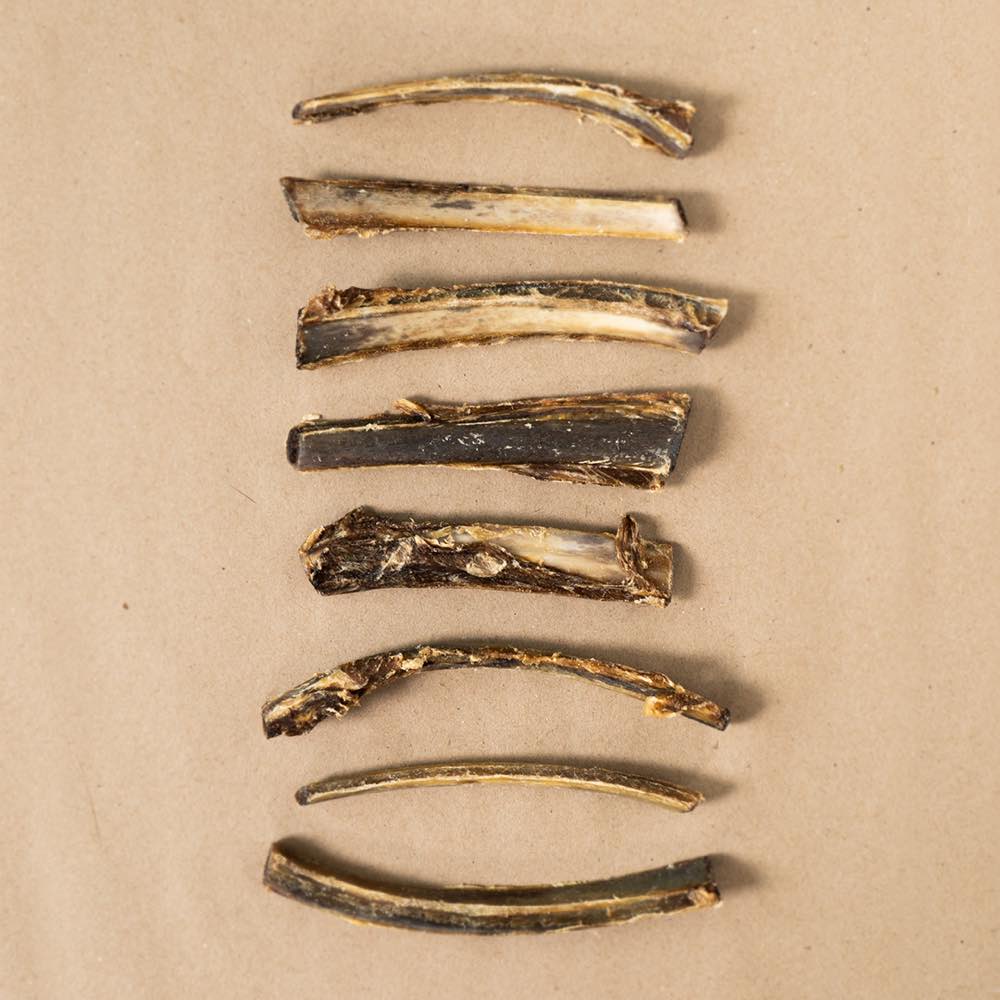 2 FOR $18.50: Earthmade Free-Range Grass-Fed Venison Ribs Air-Dried Dog Chews 200g - Kohepets