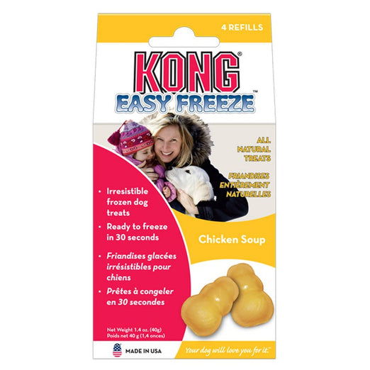 KONG Easy Freeze Refills - Chicken Soup Dog Treats - Kohepets
