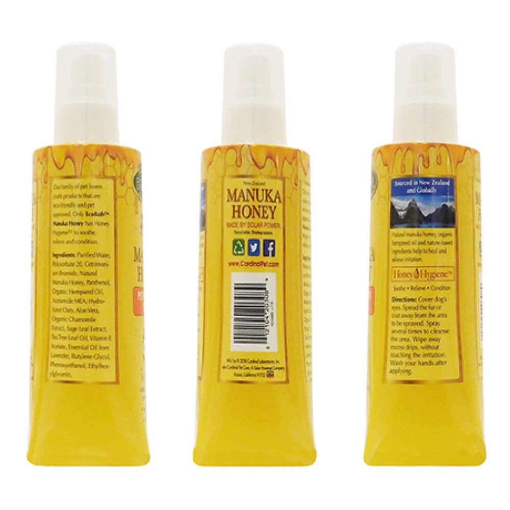 Ecobath Manuka Honey Pet Anti-Itch Spray 8.4oz - Kohepets