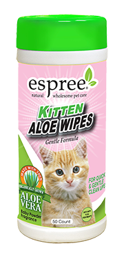 Espree Kitten Aloe Wipes 50ct - Kohepets