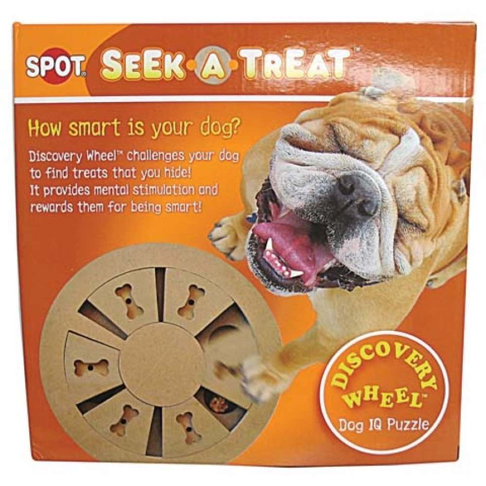 Ethical Pet SPOT Seek-A-Treat Discovery Wheel Dog IQ Puzzle Toy - Kohepets