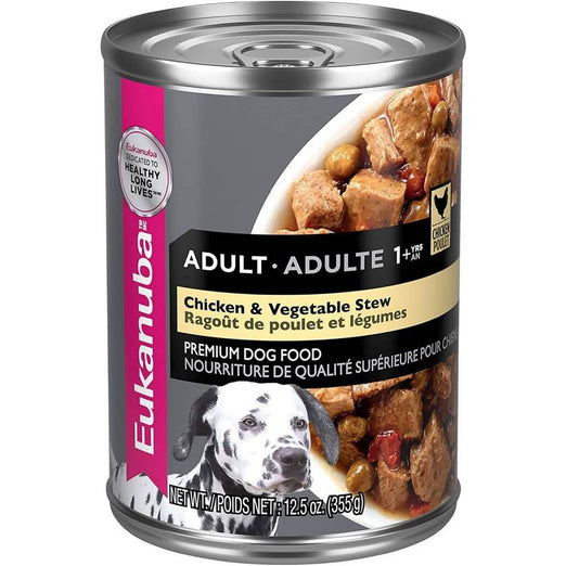  Eukanuba Chicken & Vegetable Stew Adult Canned Dog Food 355g - Kohepets