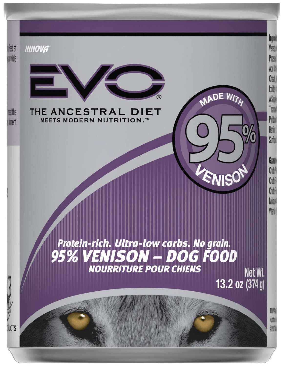 EVO 95% Venison Canned Dog Food 13.2oz - Kohepets