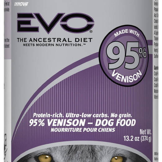 EVO 95% Venison Canned Dog Food 13.2oz - Kohepets
