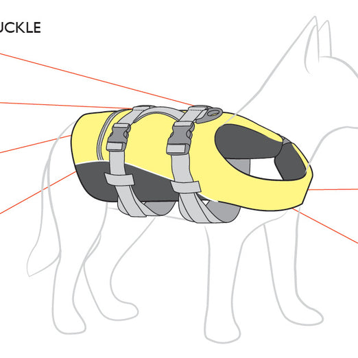 EzyDog Micro Doggy Floatation Vest 3XS - Kohepets