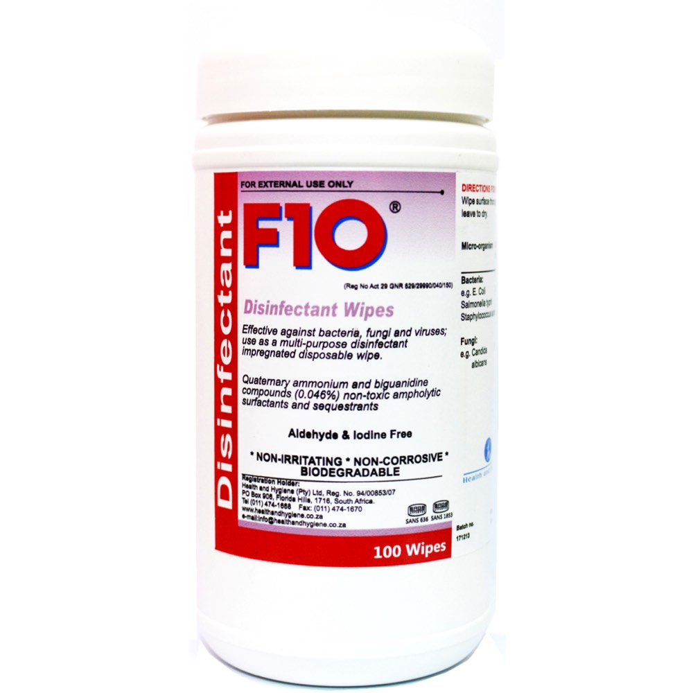 F10 Disinfectant Wipes 100ct | Kohepets