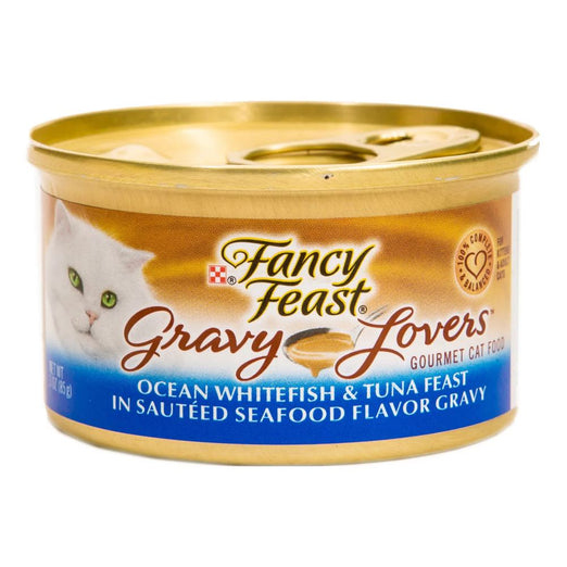Fancy Feast Gravy Lovers Ocean Whitefish & Tuna Canned Cat Food Kohepets