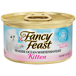 Fancy Feast Tender Ocean Whitefish Feast Canned Kitten Food 85g - Kohepets
