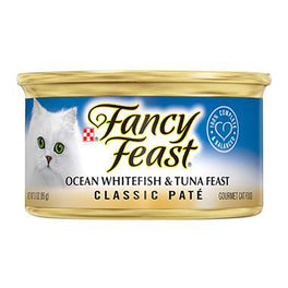 Fancy Feast Classic Pate Ocean Whitefish And Tuna Feast Canned Cat Food 85g
