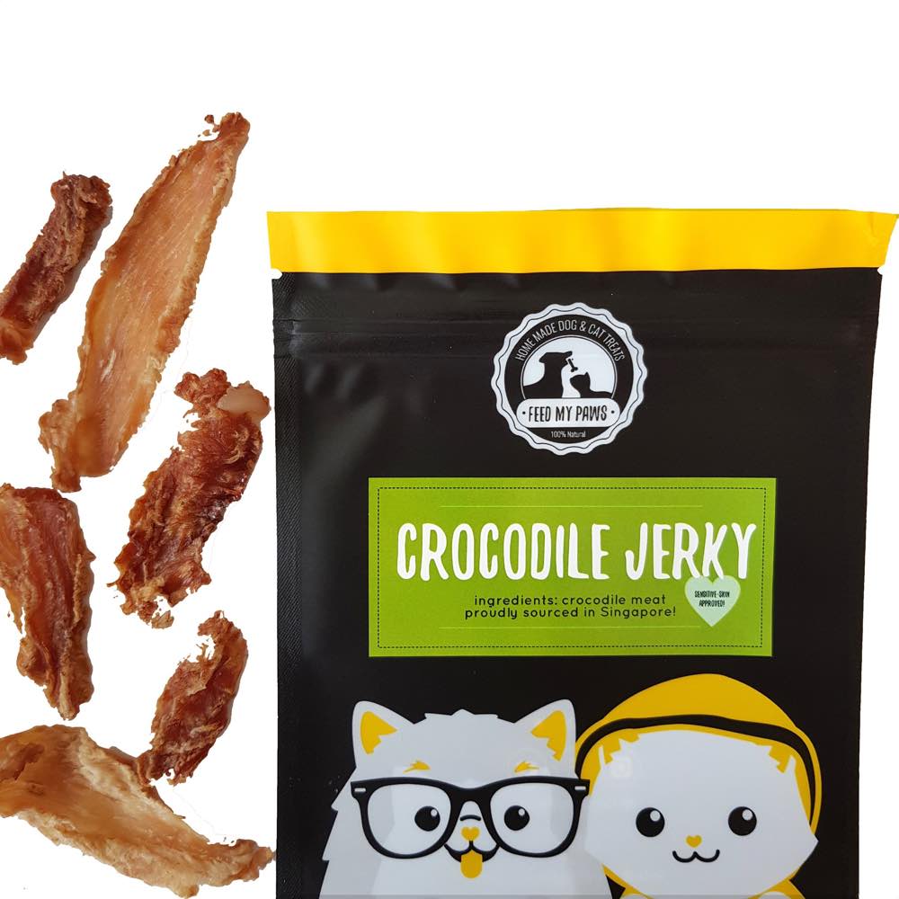 Feed My Paws Crocodile Jerky Cat & Dog Treats 70g - Kohepets
