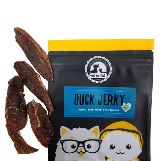 Feed My Paws Duck Jerky Cat & Dog Treats 70g - Kohepets