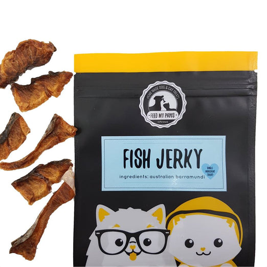 Feed My Paws Fish Jerky Cat & Dog Treats 60g - Kohepets