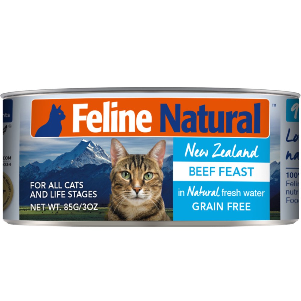 Feline Natural Beef Feast Grain-Free Canned Cat Food 85g - Kohepets