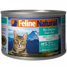 Feline Natural Beef & Hoki Feast Canned Cat Food 170g - Kohepets