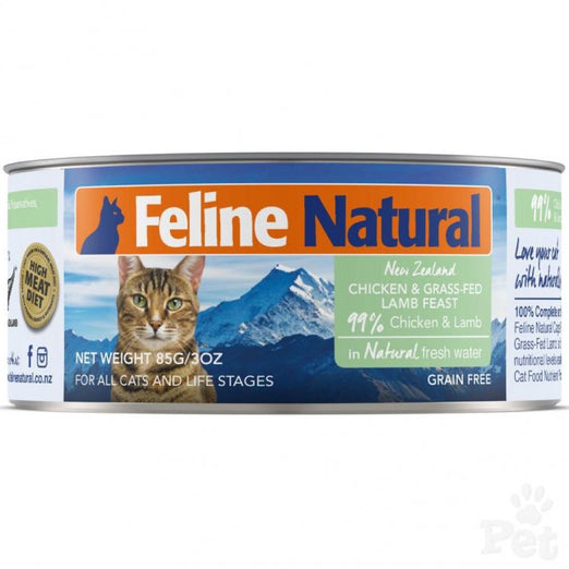 Feline Natural Chicken & Lamb Feast Canned Cat Food 75g Kohepets