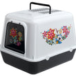 Ferplast Prima Decor Hooded Cat Litter Box - Kohepets