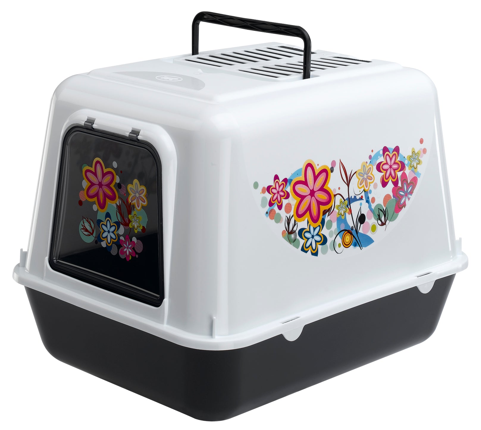 Ferplast Prima Decor Hooded Cat Litter Box - Kohepets