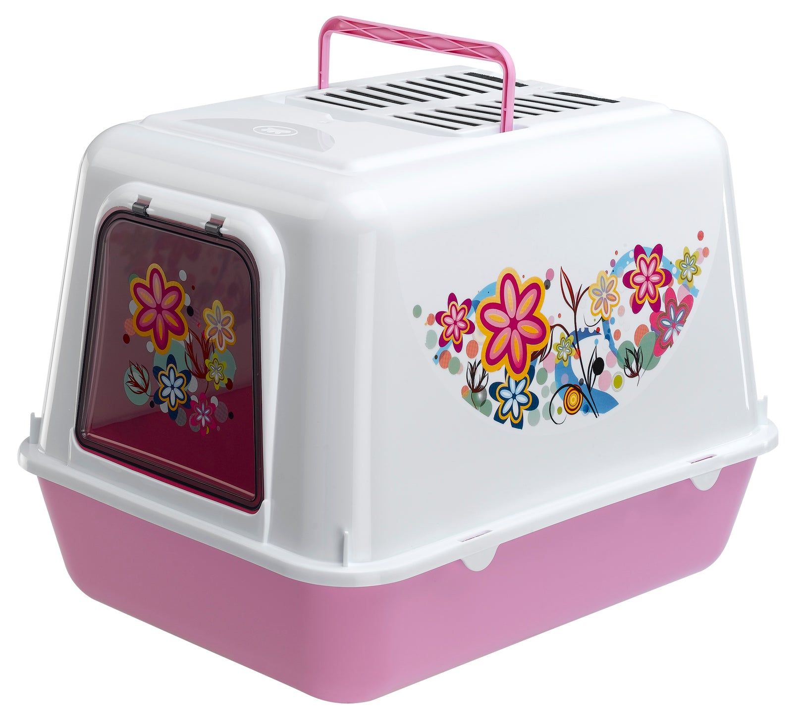 Ferplast Prima Decor Hooded Cat Litter Box - Kohepets