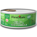 FirstMate Cage-free Turkey & Rice Formula Grain Friendly Canned Cat Food 156g