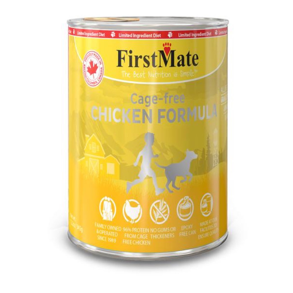 FirstMate Grain Free Cage-Free Chicken Formula Canned Dog Food | Kohepets