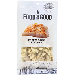 25% OFF: Food For The Good Cod Fish Grain-Free Freeze-Dried Treats For Cats & Dogs 50g