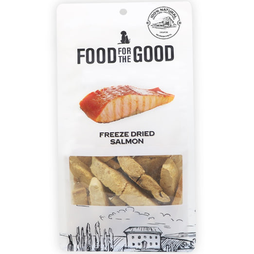 30% OFF: Food For The Good Salmon Freeze-Dried Treats For Cats & Dogs 70g - Kohepets