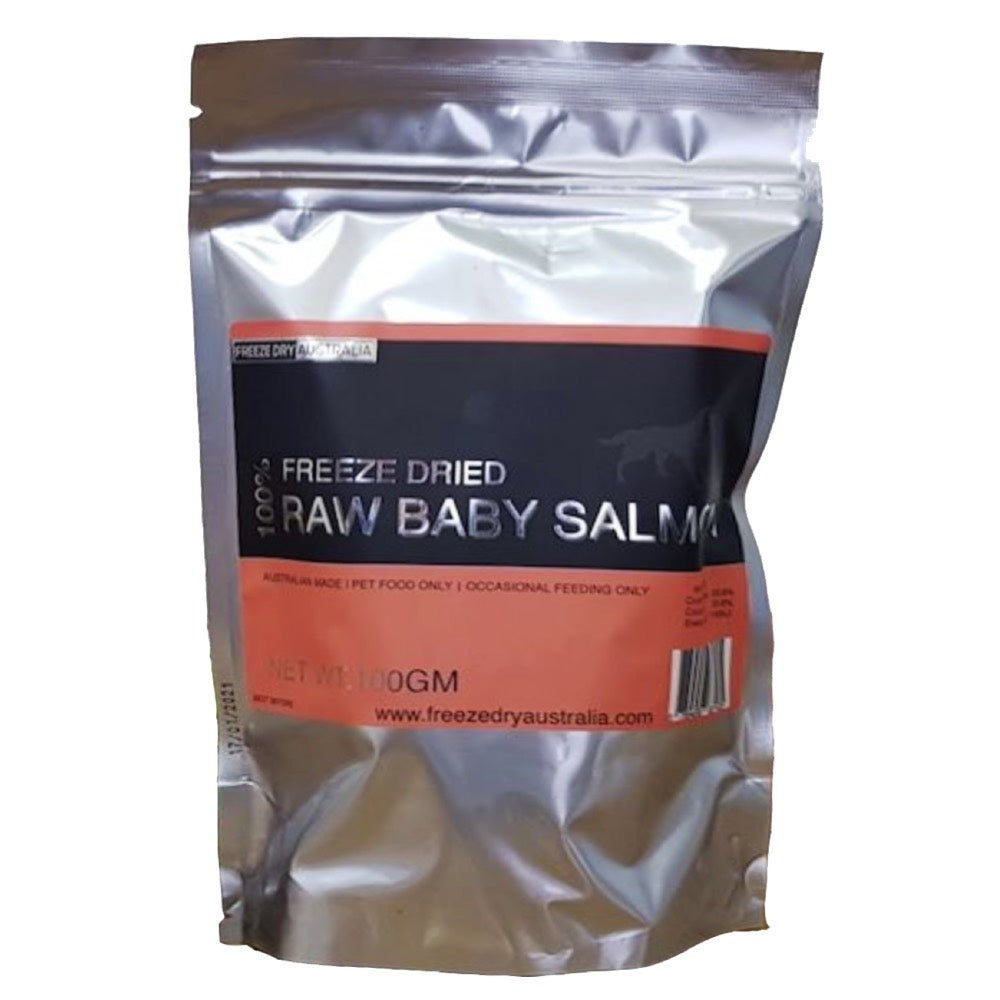 Freeze Dry Raw Australia Baby Salmon Cat & Dog Treats 100g - Kohepets