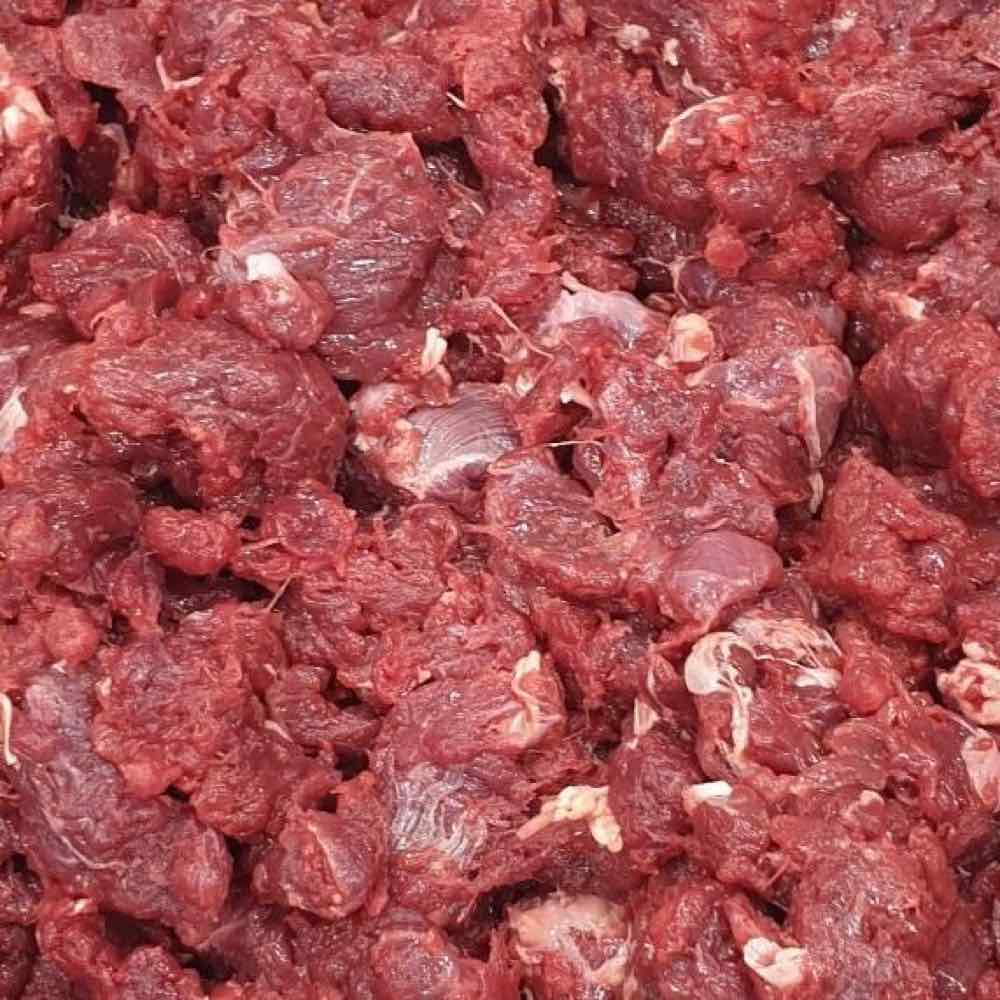 Fresh Pet Food Co Raw Premium Diced Kangaroo Frozen Cat & Dog Food 1kg